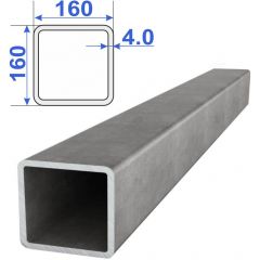 Труба стальная профильная Северсталь (Severstal) 160х160х4 мм (м.п.)