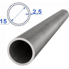Труба стальная водогазопроводная ММК (MMK) 15х2,5 мм (м.п.)