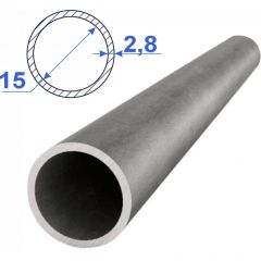 Труба стальная водогазопроводная ММК (MMK) 15х2,8 мм (м.п.)