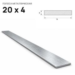 Полоса стальная горячекатаная Северсталь (Severstal) 20х4 мм (м.п.)