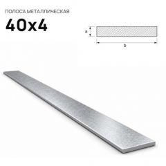 Полоса стальная горячекатаная Северсталь (Severstal) 40х4 мм (м.п.)