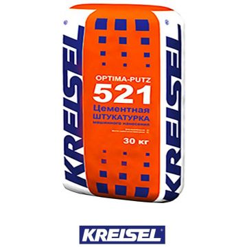 Штукатурка цементная Kreisel Optima-Putz 521 машинного нанесения 30 кг