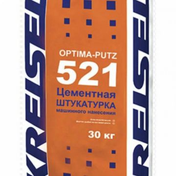 Штукатурка цементная Kreisel Optima-Putz 521 машинного нанесения 30 кг