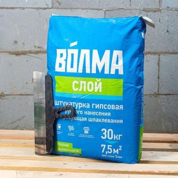 Штукатурка гипсовая Волма Слой ручного нанесения 30 кг