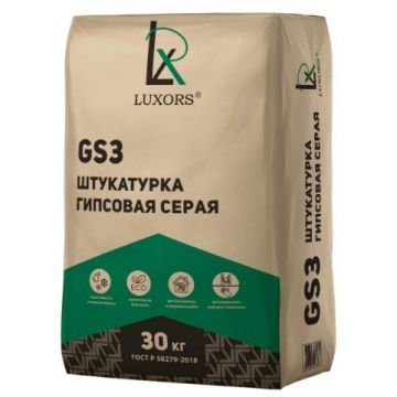 Штукатурка гипсовая Luxors (Люксорс) (Люксорс) GB3, ГОСТ, белая, 30 кг