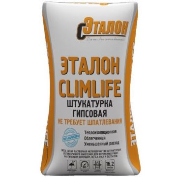 Штукатурка гипсовая Эталон ClimLife 30 кг