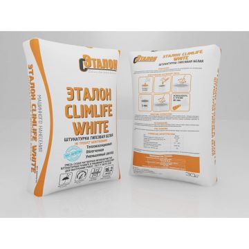 Штукатурка гипсовая Эталон ClimLife White 30 кг
