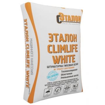 Штукатурка гипсовая Эталон ClimLife White 30 кг