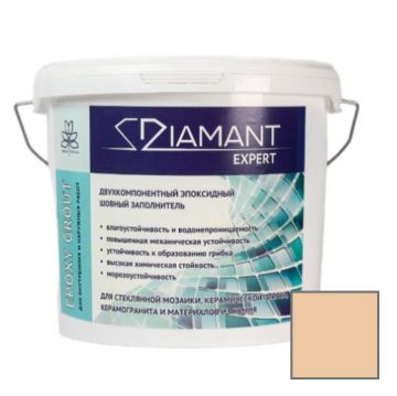 Затирка эпоксидная Диамант (Diamant) Expert двухкомпонентная № 020 мокасиновый 5 кг