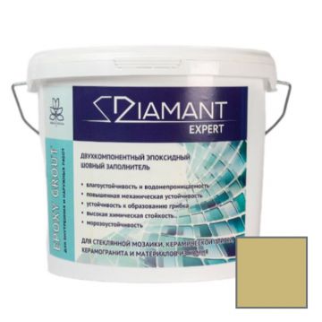 Затирка эпоксидная Диамант (Diamant) Expert двухкомпонентная № 017 песочный 5 кг