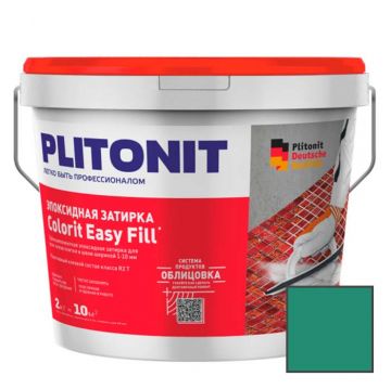 Затирка Plitonit (Плитонит) Colorit Easy Fill 3-компонентная эпоксидная мятный 2 кг
