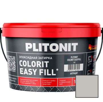 Затирка Plitonit (Плитонит) Colorit Easy Fill 3-компонентная эпоксидная серебристо-серый 1 кг