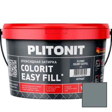 Затирка Plitonit (Плитонит) Colorit Easy Fill 3-компонентная эпоксидная серый 1 кг