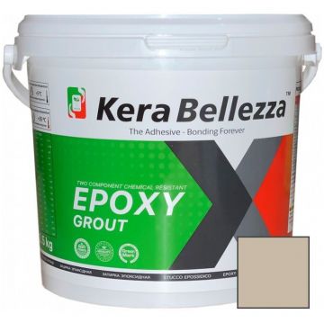 Затирка цветная эпоксидная KeraBellezza (Керабеллезза) Design К120 Серебряный Крайола 1,1 кг