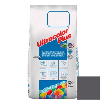 Затирка цементная Mapei (Мапей) Ultracolor Plus №119 Серый Лондон 2 кг