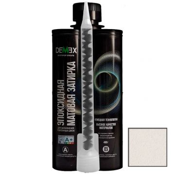 Затирка матовая эпоксидная двухкомпонентная для плиточных швов Demex (Демекс) Античный