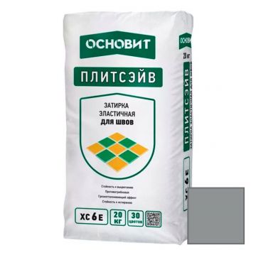 Затирка эластичная Основит (Osnovit) Плитсэйв XC6 E стальной 115 20 кг