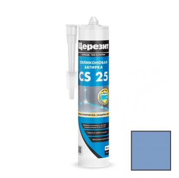 Затирка силиконовая Ceresit (Церезит) CS 25 голубой № 82 0,28 л