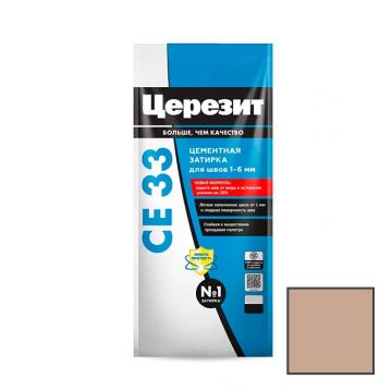 Затирка цементная Ceresit (Церезит) CE 33 Super Сиена №47 2 кг