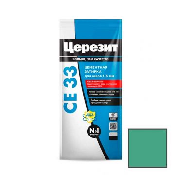 Затирка цементная Ceresit (Церезит) CE 33 Super зеленая № 70 2 кг