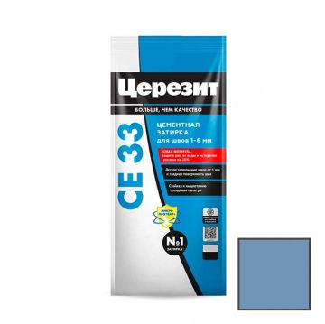 Затирка цементная Ceresit (Церезит) CE 33 Super серо-голубая № 85 2 кг