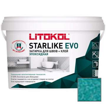 Затирка эпоксидная Litokol Starlike Evo S.410 Verde Smeraldo 5 кг