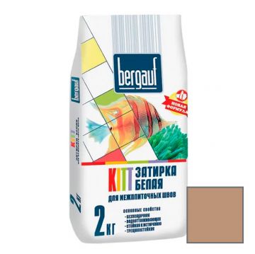 Затирка для межплиточных швов Bergauf (Бергауф) Kitt карамель 2 кг