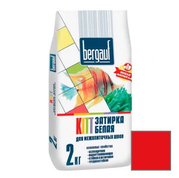 Затирка для межплиточных швов Bergauf (Бергауф) Kitt красная 2 кг