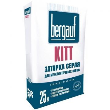 Затирка для межплиточных швов Bergauf (Бергауф) Kitt серая 25 кг