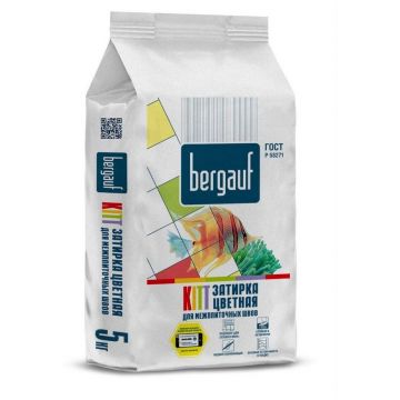 Затирка для межплиточных швов Bergauf (Бергауф) Kitt серая 5 кг