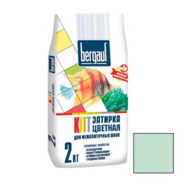 Затирка для межплиточных швов Bergauf (Бергауф) Kitt Мята 2 кг
