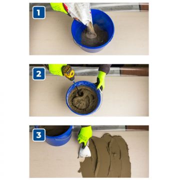 Клей для крупноформатной плитки Plitonit (Плитонит) Plitoflex 2500 эластичный (класс C2 TE S1) 25 кг