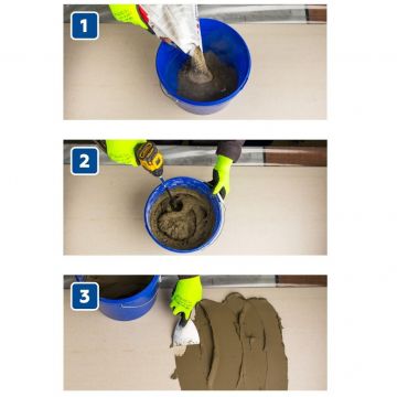 Клей для плитки, керамогранита и камня Plitonit (Плитонит) В+ (класс С2ТЕ) 5 кг