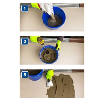 Клей для плитки и керамогранита Plitonit (Плитонит) B усиленный с армирующими волокнами (класс С1) 25 кг