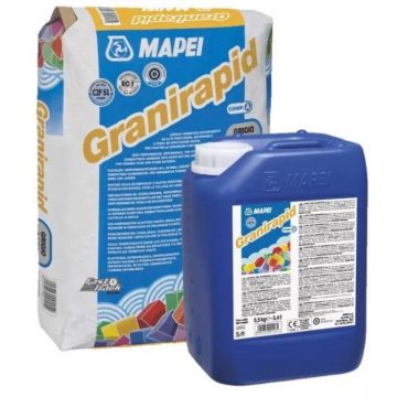 Клей для плитки Mapei Granirapid компонент А серый 25,5 кг
