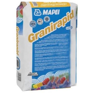 Клей для плитки Mapei Granirapid компонент А серый 25,5 кг