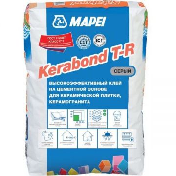 Клей для плитки Mapei Kerabond T-R серый 25 кг