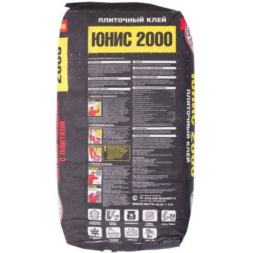 Клей для плитки Юнис 2000 25 кг