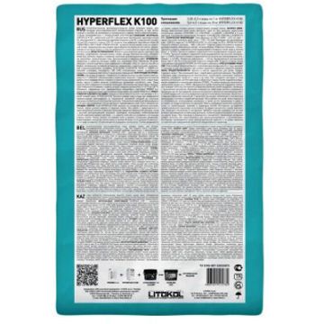 Клей для плитки Litokol Hyperflex K100 серый 20 кг