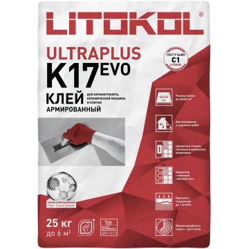 Клей для плитки Litokol K17 25 кг