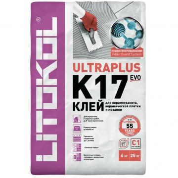 Клей для плитки Litokol K17 25 кг