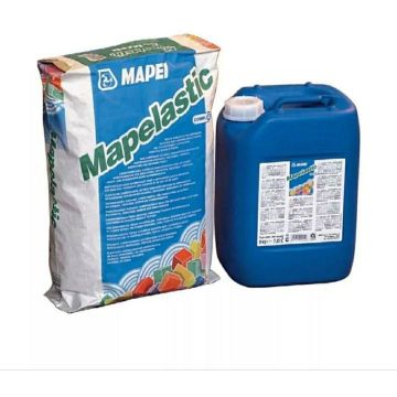 Гидроизоляция цементная Mapei Mapelastic двухкомпонентная комплект (А+Б) 32 кг