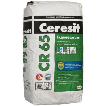 Гидроизоляция цементная Ceresit CR 65 25 кг