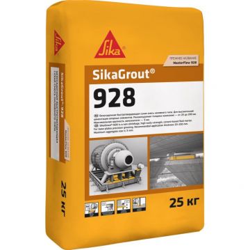 Смесь сухая подливочная Sika Grout 928 25 кг Смесь сухая подливочная Sika Grout 928 25 кг