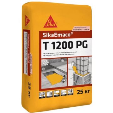 Смесь сухая быстротвердеющая Sika (Зика) SikaEmaco T 1200 PG Winter 25 кг