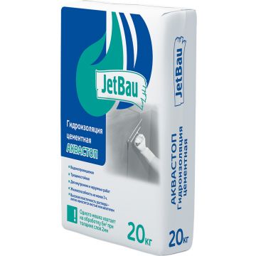 Гидроизоляция цементная Jetbau (Джетбау) Аквастоп 20 кг