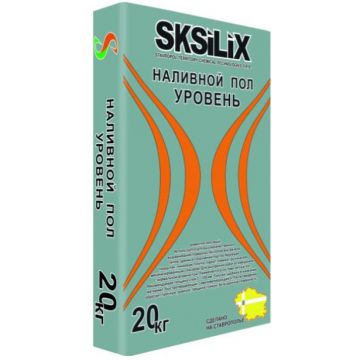 Финишная смесь наливной пол Silix Уровень цементно-гипсовый 20 кг Финишная смесь наливной пол Silix Уровень цементно-гипсовый 20 кг