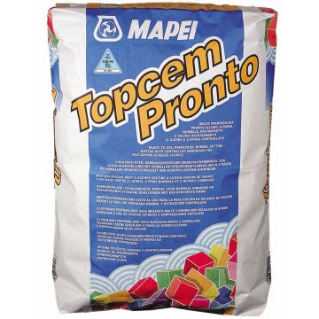 Базовая смесь стяжка пола Mapei Topcem Pronto цементная 25 кг