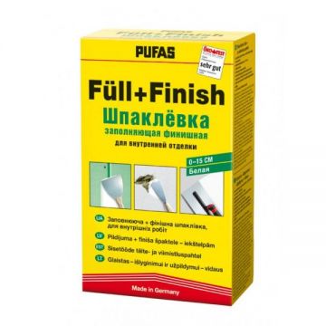 Шпатлевка гипсовая Pufas Full + Finish Spachtel 20 кг