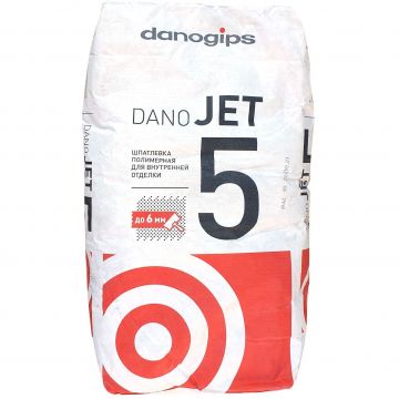 Шпатлевка полимерная выравнивающая Dano JET 5 25 кг